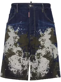 DSQUARED2 джинсовые шорты, синий