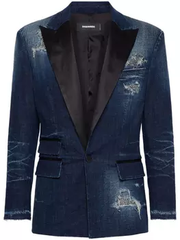 DSQUARED2 джинсовый пиджак, синий