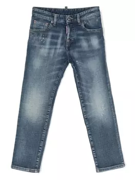 Dsquared2 джинсы скинни, синий