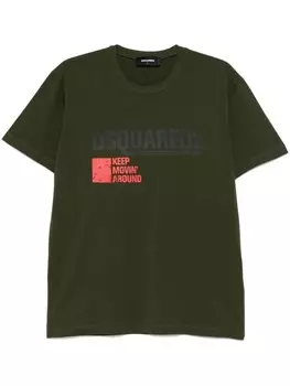 DSQUARED2 футболка Cool, зеленый