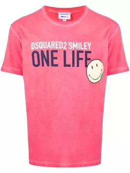 Dsquared2 футболка One Life, розовый