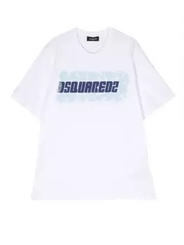 Dsquared2 футболка с графичным принтом, белый