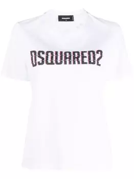 Dsquared2 футболка с логотипом, белый