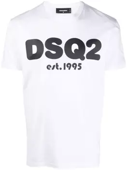 Dsquared2 футболка с логотипом, белый