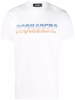 Dsquared2 футболка с логотипом, белый