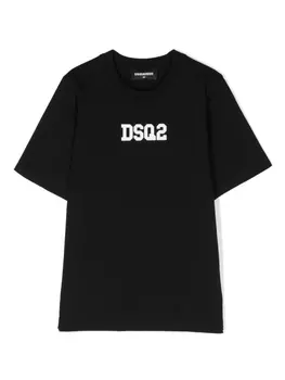 Dsquared2 футболка с логотипом, черный