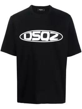 Dsquared2 футболка с логотипом, черный