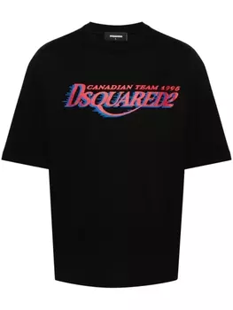 Dsquared2 футболка с логотипом, черный