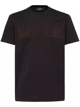 Dsquared2 футболка с логотипом, черный
