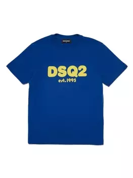 Dsquared2 футболка с логотипом, синий