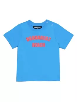 Dsquared2 футболка с логотипом, синий