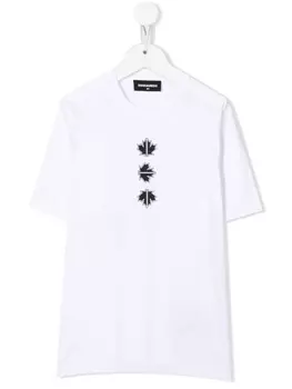 Dsquared2 футболка с принтом, белый