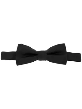 DSQUARED2 галстук-бабочка в рубчик, черный