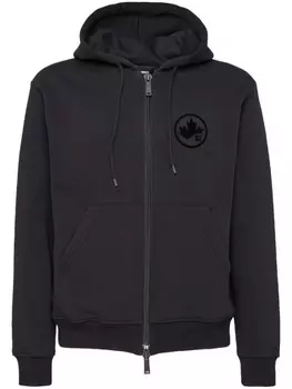 Dsquared2 худи на молнии, черный