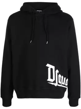 Dsquared2 худи с логотипом, черный