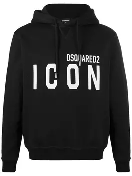 Dsquared2 худи с принтом Icon, черный