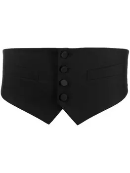 Dsquared2 камербанд на пуговицах, черный