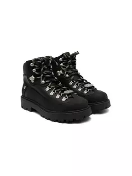DSQUARED2 KIDS кожаные ботинки, черный