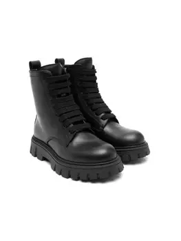 DSQUARED2 KIDS кожаные ботинки, черный