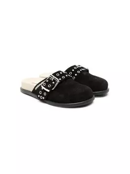 Dsquared2 Kids мюли с пряжкой, черный