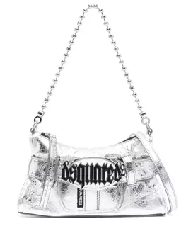 Dsquared2 клатч Gothic, серебристый