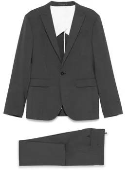 DSQUARED2 костюм с однобортным пиджаком, серый