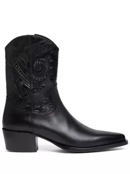 DSQUARED2 кожаные ботинки, черный