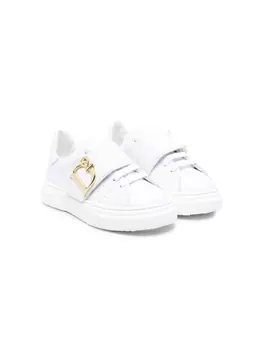 Dsquared2 кроссовки на липучках, белый