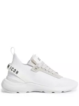 DSQUARED2 кроссовки на липучках Icon, белый