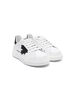 Dsquared2 кроссовки с вышивкой, белый