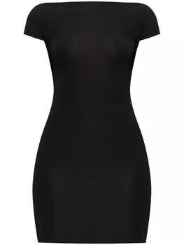 Dsquared2 мини-платье с открытой спиной, черный