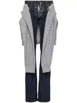 DSQUARED2 многослойные джинсы, синий