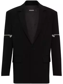 DSQUARED2 однобортный пиджак Icon, черный