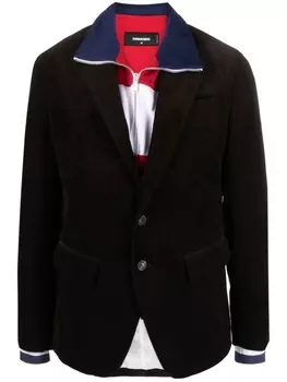 Dsquared2 однобортный пиджак, коричневый