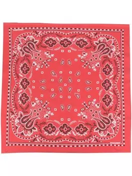 DSQUARED2 платок с принтом, красный
