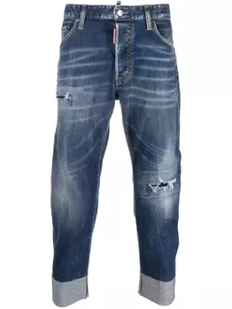 Dsquared2 прямые джинсы Icon, синий