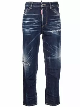 Dsquared2 прямые джинсы, синий