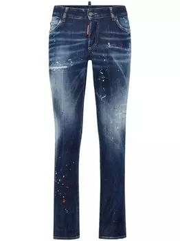 DSQUARED2 прямые джинсы, синий