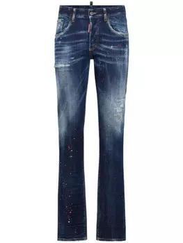 DSQUARED2 прямые джинсы, синий