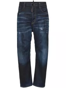 DSQUARED2 прямые джинсы средней посадки, синий