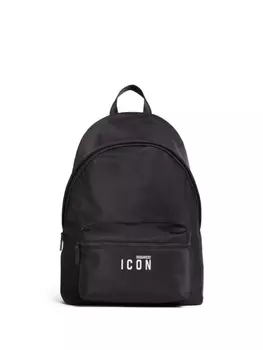 DSQUARED2 рюкзак с принтом Icon, черный