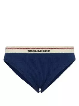 DSQUARED2 шерстяные шорты мини, синий