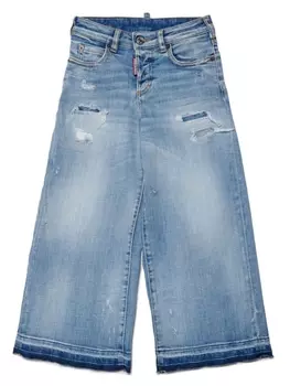 Dsquared2 широкие джинсы Page, синий