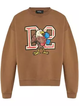 Dsquared2 толстовка DSQUARED2 D2, коричневый