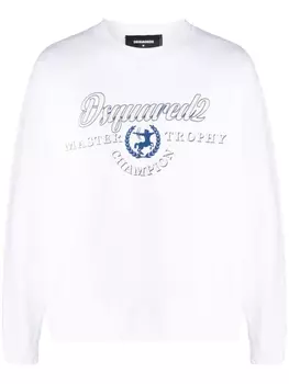 Dsquared2 толстовка с логотипом, белый