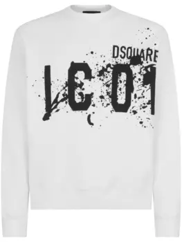 Dsquared2 толстовка с логотипом, белый