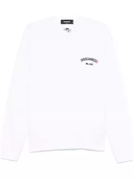 DSQUARED2 толстовка с логотипом, белый