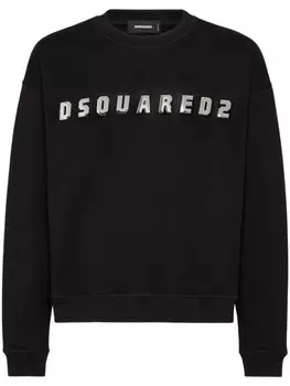 DSQUARED2 толстовка с логотипом, черный