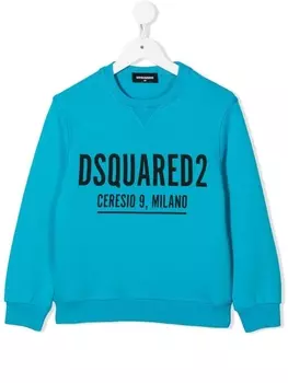 Dsquared2 толстовка с логотипом, синий