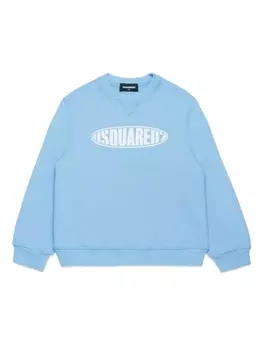 Dsquared2 толстовка с логотипом, синий